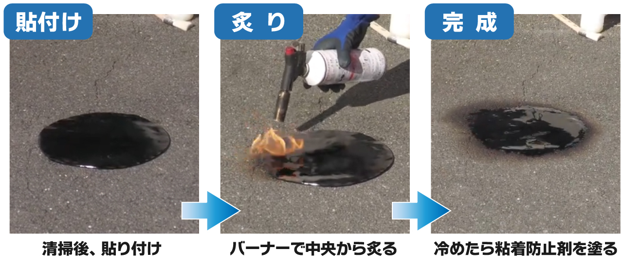 クイックドット 施工手順